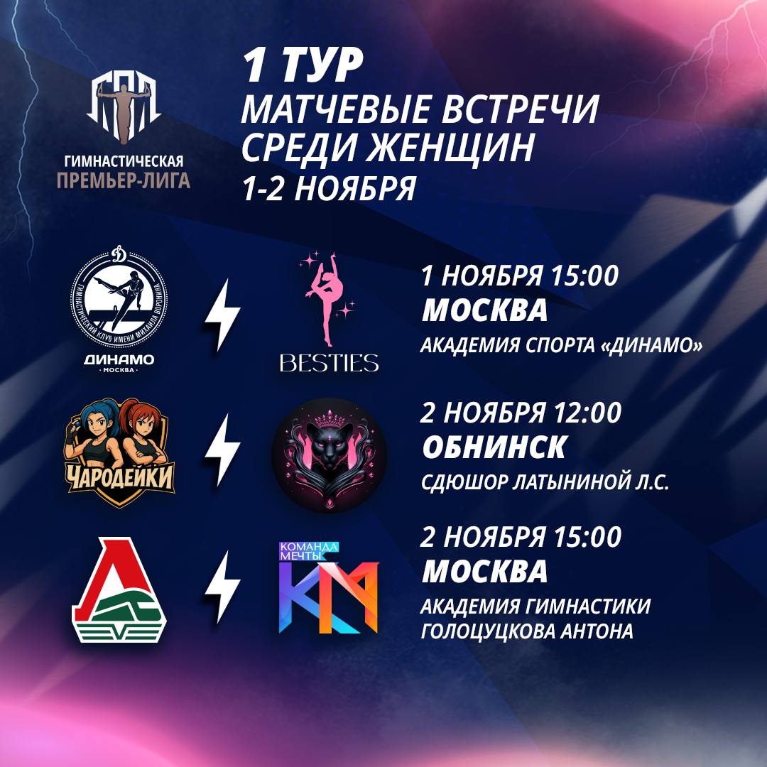 ГПЛ 1 тур женщины