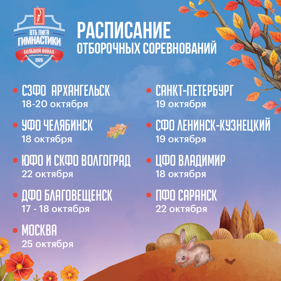 Расписание отборочных