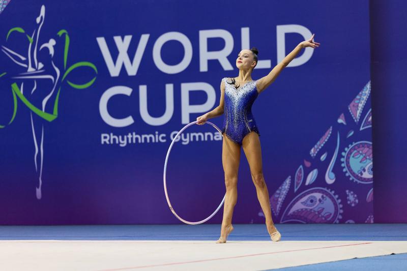 Мария Борисова завоевала золото в многоборье на этапе Кубка мира в Ташкенте