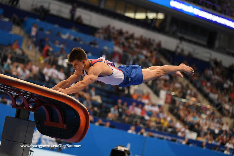 Ланкин завоевал серебро в опорном прыжке на Европейских играх