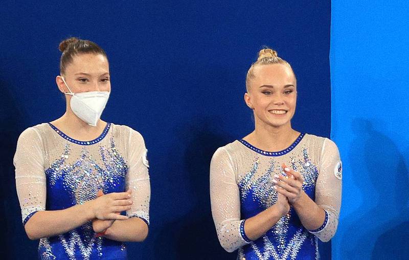 Олимпийские чемпионки по спортивной гимнастике Мельникова и Уразова возобновили тренировки