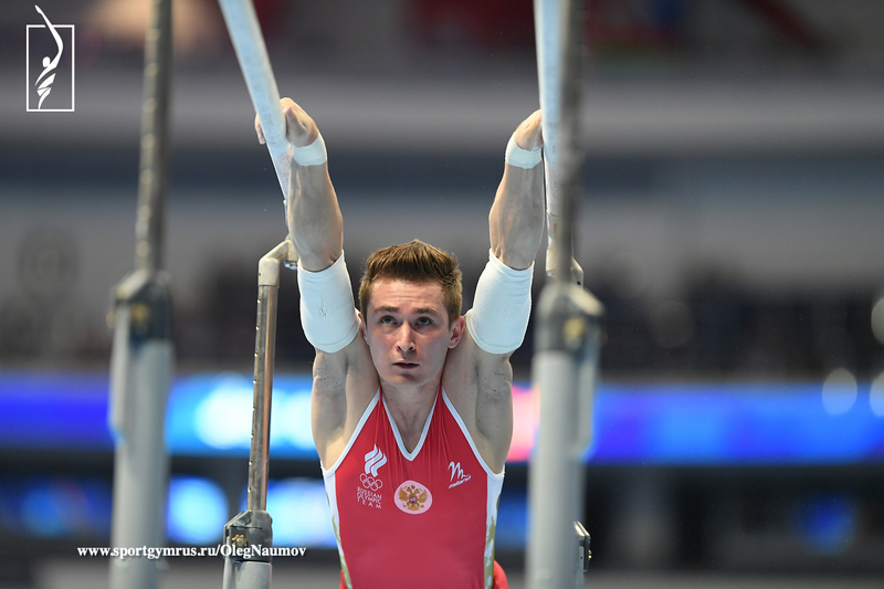 Белявский выиграл чемпионат России по спортивной гимнастике в упражнении на брусьях