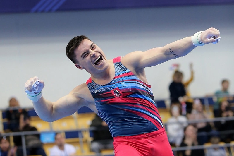 Гимнаст Нагорный стал чемпионом Спартакиады в личном многоборье