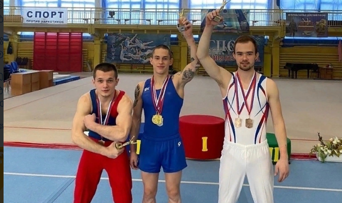 Череповчанин стал трехкратным победителем Всероссийских соревнований по спортивной гимнастике