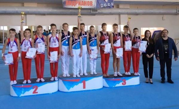 Команда гимнастов Тульской области стала бронзовым призёром первенства ЦФО